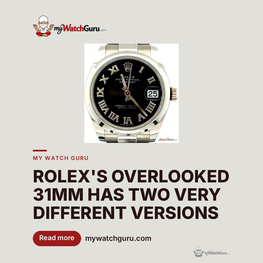 Rolex's 31mm Datejust: The Midsize Explained