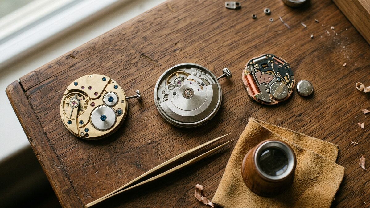 Understanding Watch Movement Types: Quartz, Automatic, and Manual